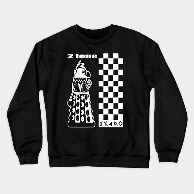 Two Tone Dalek Crewneck Sweatshirt by tone